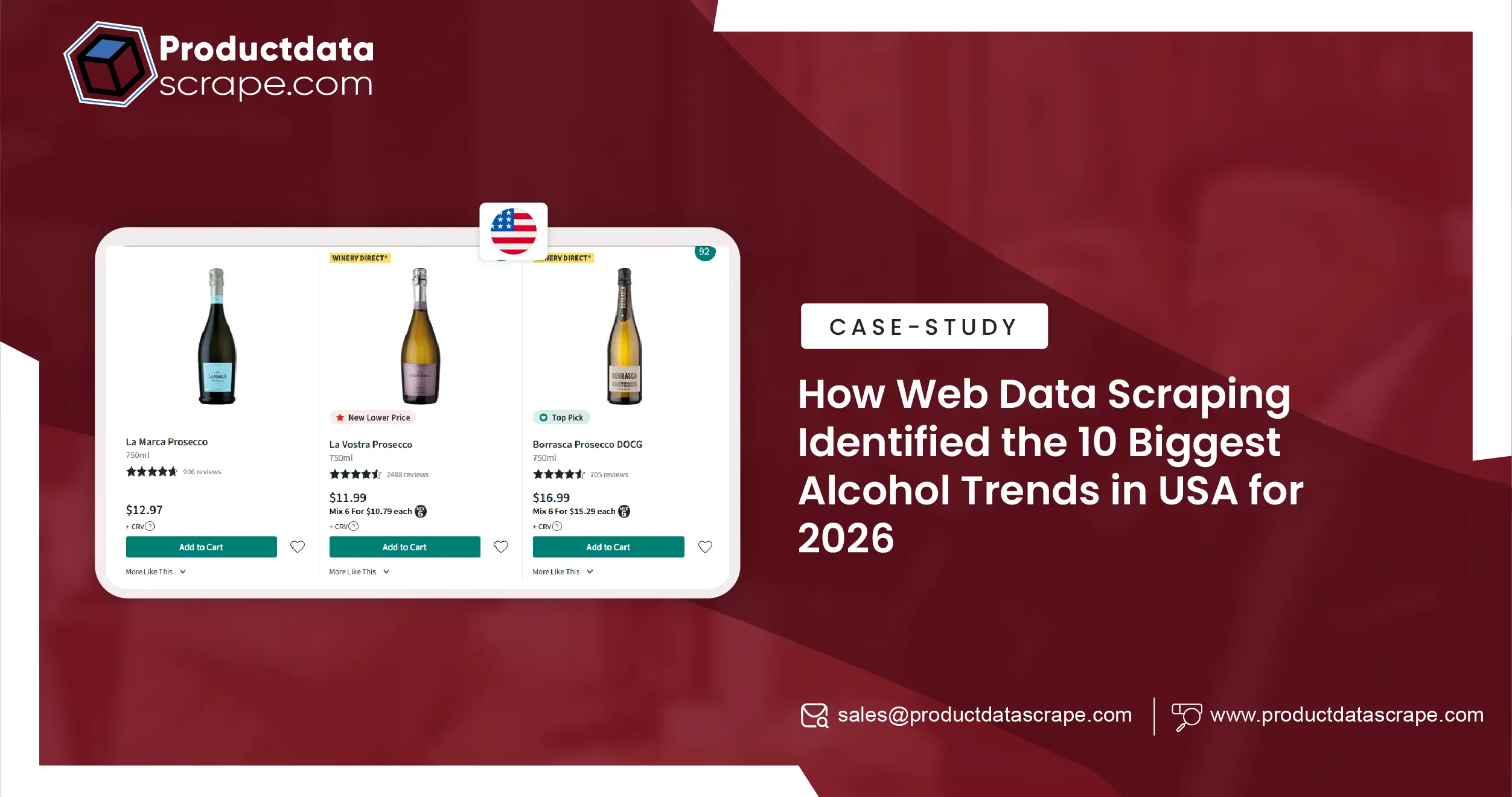 How Web Data Scraping Identified the 10 Biggest Alcohol Trends in USA for 2026